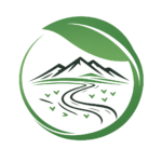 Green nature logo with mountains (1)